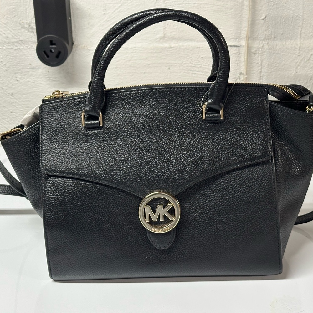 MICHAEL KORS: Logo ‘Vanna’ Satchel!